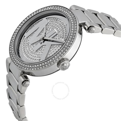 michael kors uhr mk5925|Michael Kors Parker Silver Crystal Pave Dial Ladies Watch MK5925.